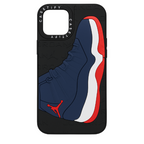 Protective Apple iPhone Back Cover - 3D Silicon Embossed Famous Shoes Logo Design for iPhone series