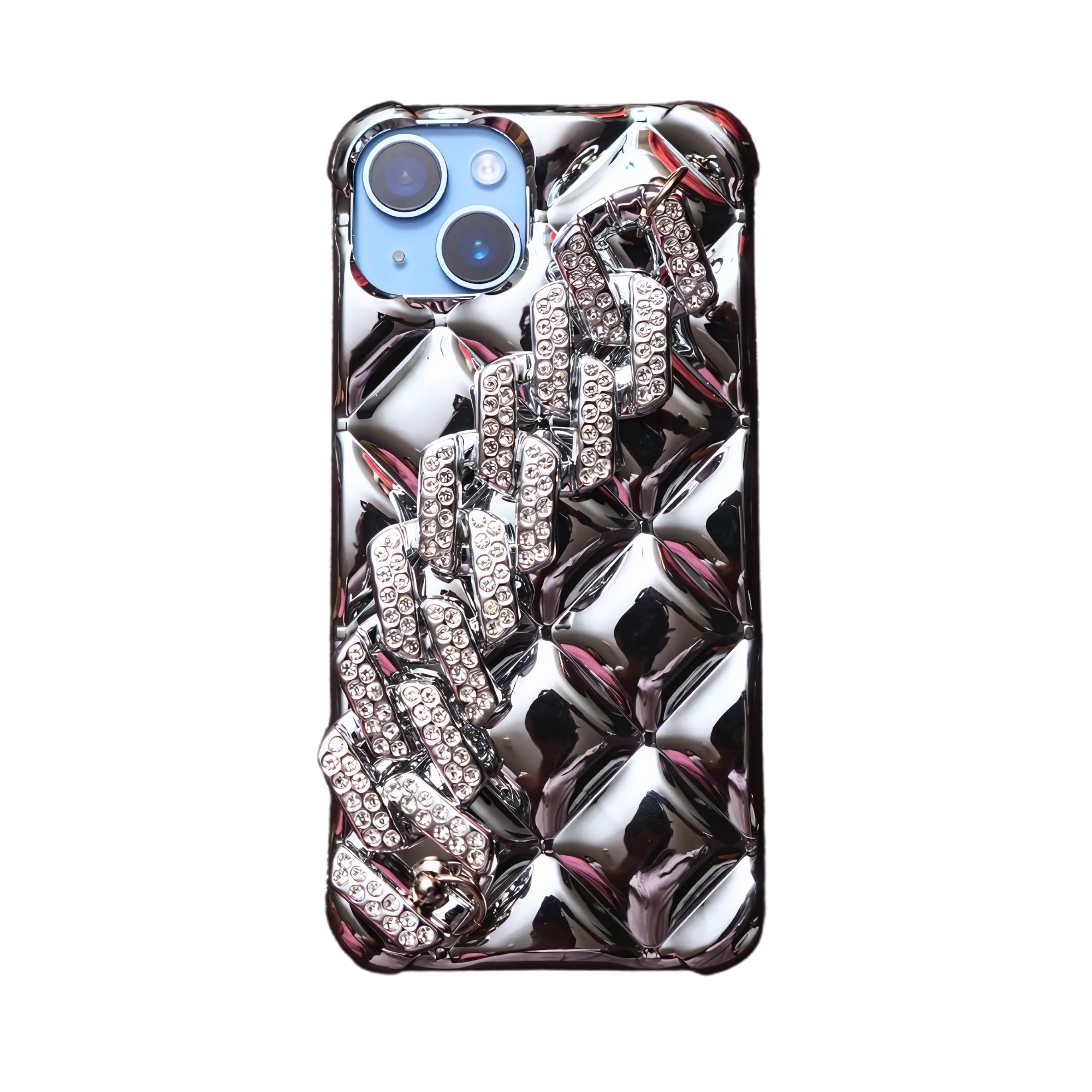Diamond District: Glacial Silver Mobile Case by CoverMeUp - Style 5