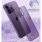 Protective Apple iPhone Back Cover - ICE ARMOR LIGHT ALLOY Metal Frame Ultra-Thin Clear iPhone Case - Style 3