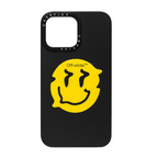 Protective Apple iPhone Back Cover - Smiley Face 3D Silicon Embossed  Logo Design for iPhone series