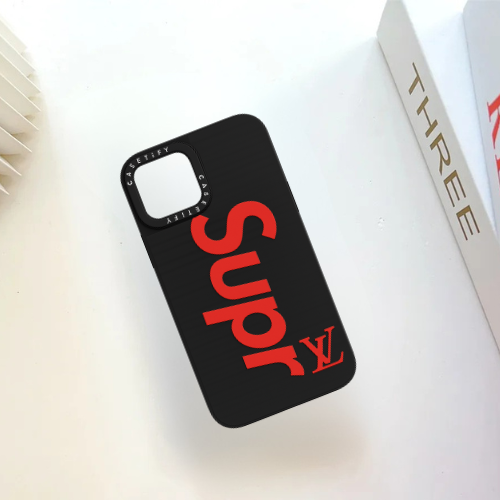 Embossed Silicone Hard Case for iPhone