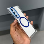 SAM CLEAR MAGNET CASE - BLUE ( No. 3409 ) Mobile Case by CoverMeUp - Style 2