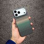 Luxo Carbon Green Lines Texture Case
