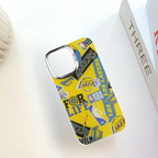 Protective Apple iPhone Back Cover - iPhone Protective Case back cover with Sports Design with detachable metal ring - Style 2