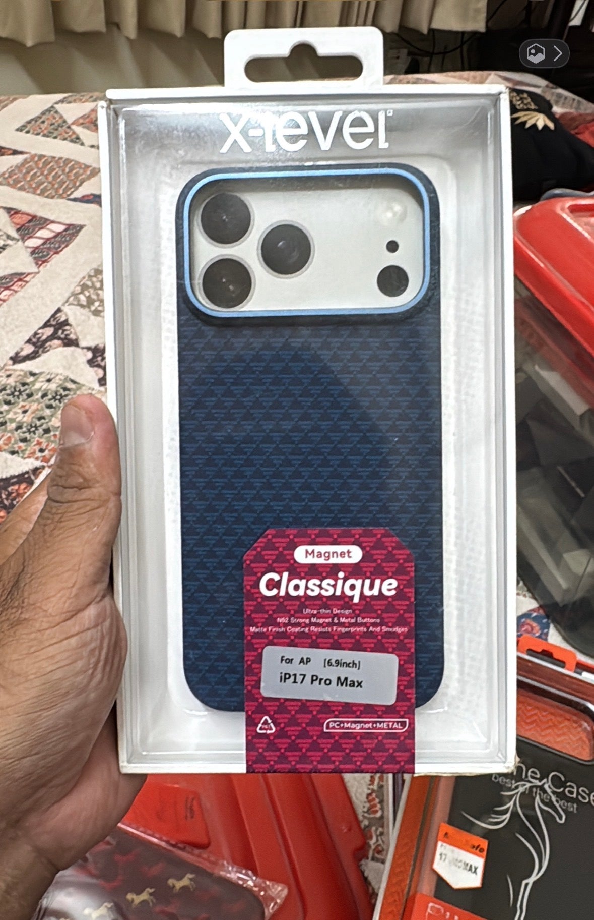 X level Classique Ultra Slim Carbon Magsafe Case for iPhone 17/18 Pro & Pro Max Series