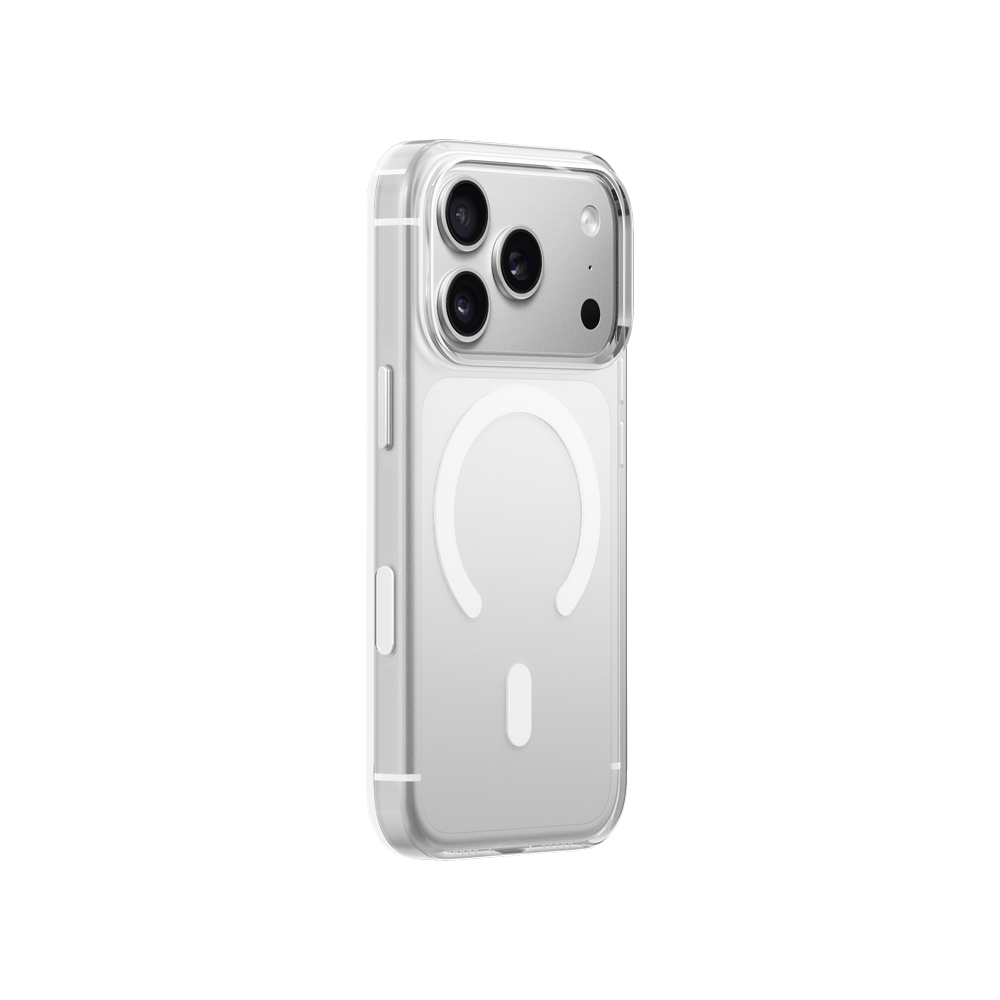 Protective Apple iPhone Back Cover - KZDOO Iceguard Transparent Series Magsafe Case for iPhone 17 Pro Max (Transparent)