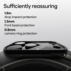 Aulumu A17 Frosted Case for iPhone 17 Pro | Subtle Glow-in-the-Dark | MagSafe