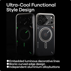 Aulumu A17 Frosted Case for iPhone 17 Pro | Subtle Glow-in-the-Dark | MagSafe