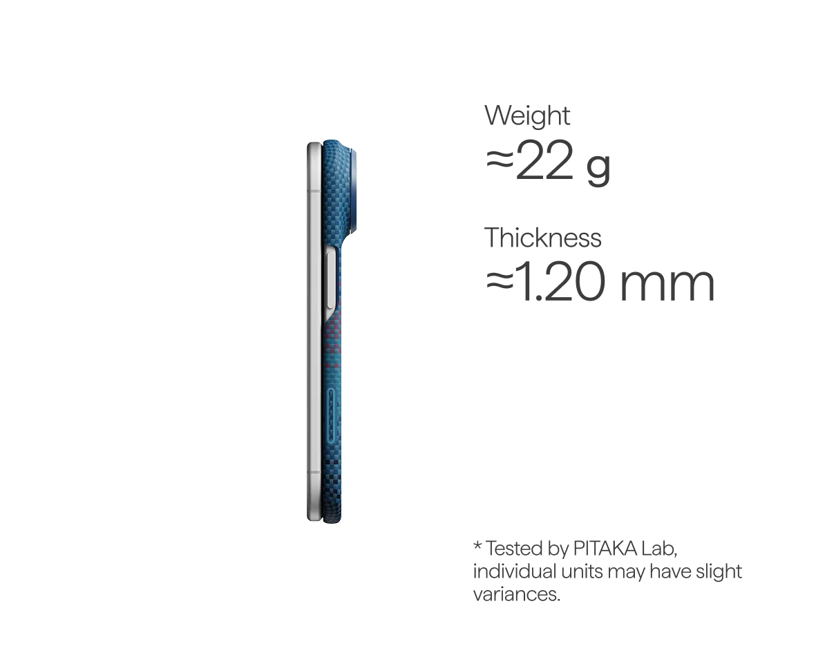 Pitaka Edge Carbon Case for iPhone Duo