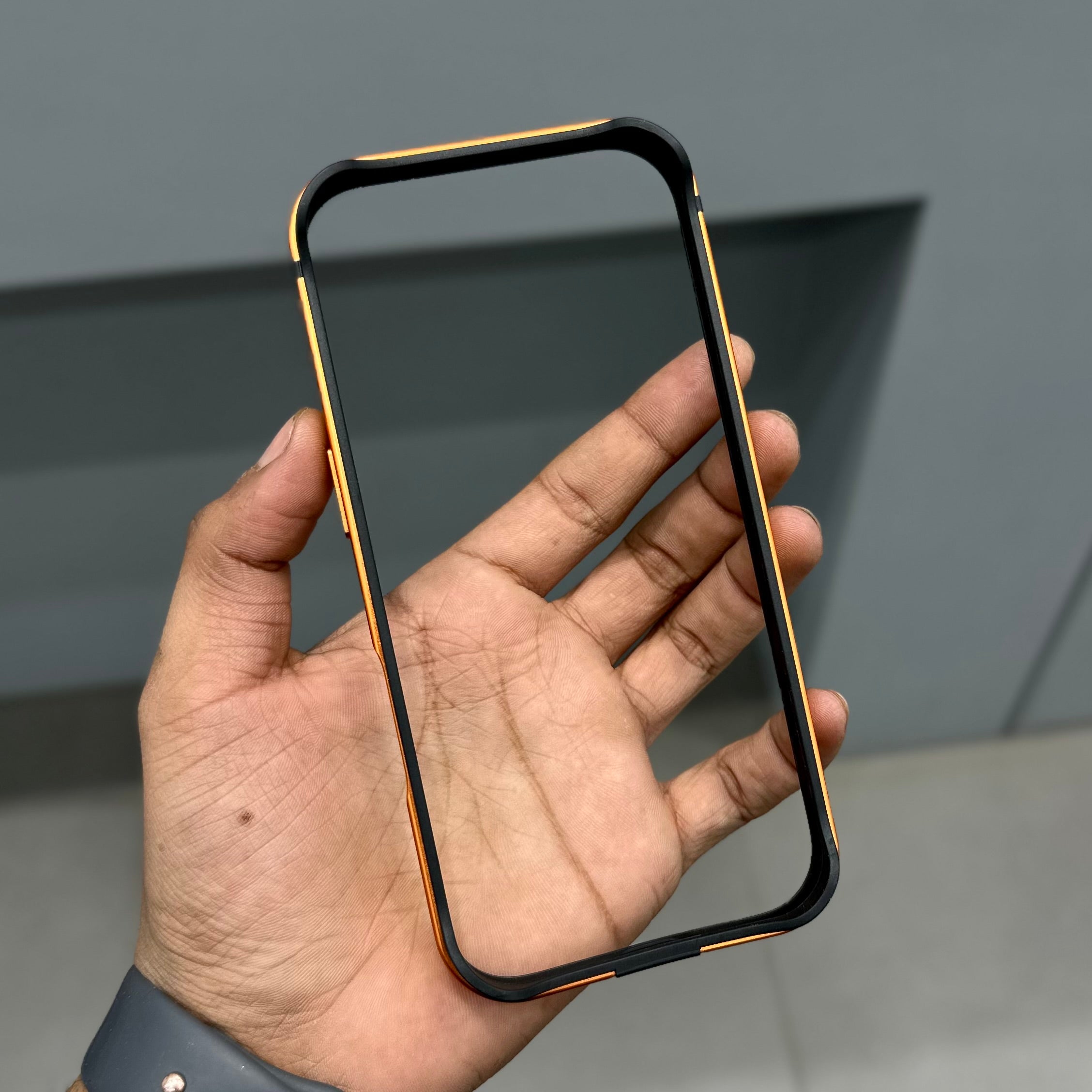 STORE BOX METAL BUMPER - ORANGE ( No. 3017 )