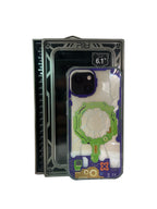 Protective Apple iPhone Back Cover - PQY Laboratory Series Protective Case for iPhone 14 - Style 10