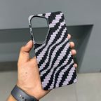 LUXO CARBON CASE SAMSUNG -ILLUSION BLACK ( No. 3169 ) Mobile Case by CoverMeUp - Style 3