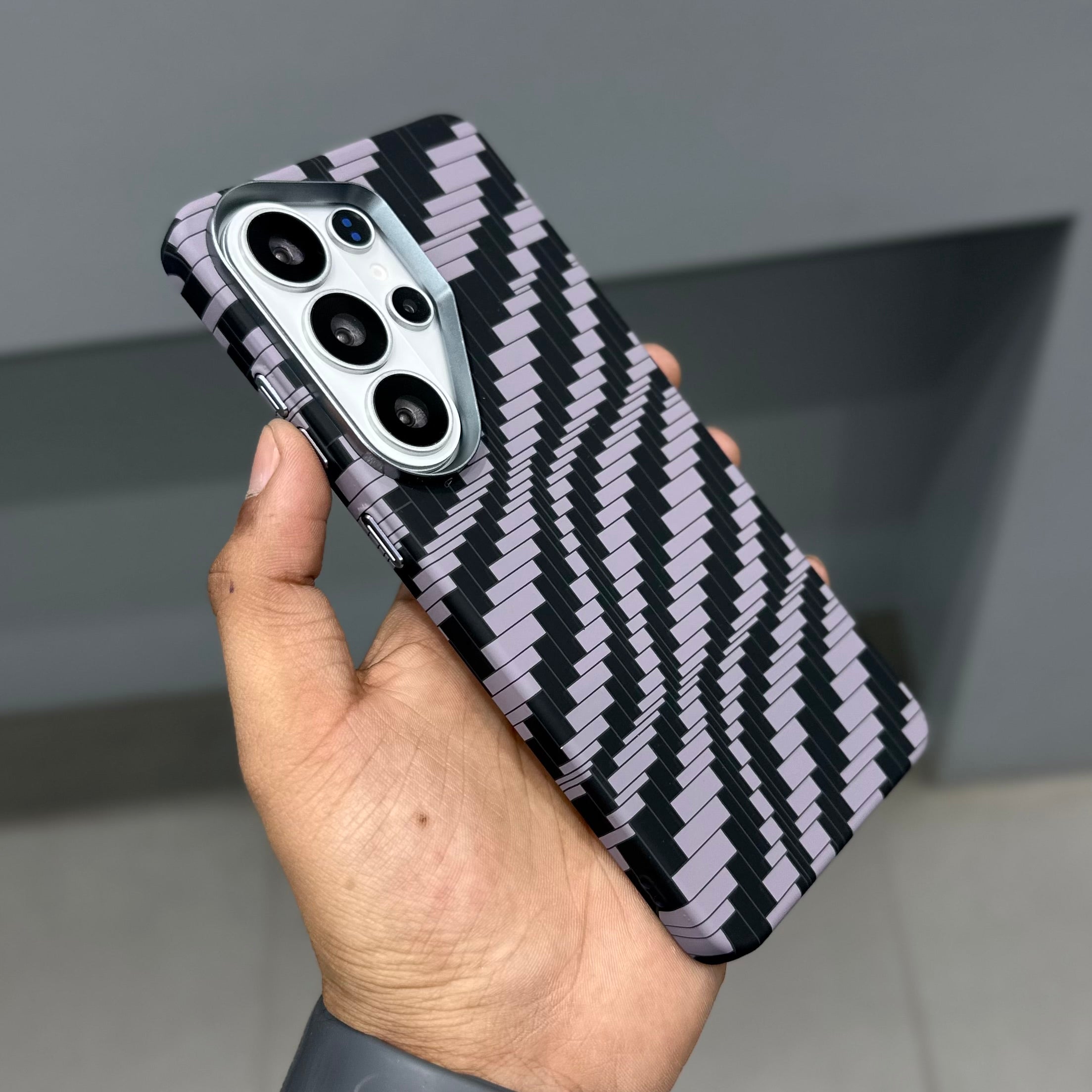 LUXO CARBON CASE SAMSUNG -ILLUSION BLACK ( No. 3169 ) Mobile Case by CoverMeUp - Style 2