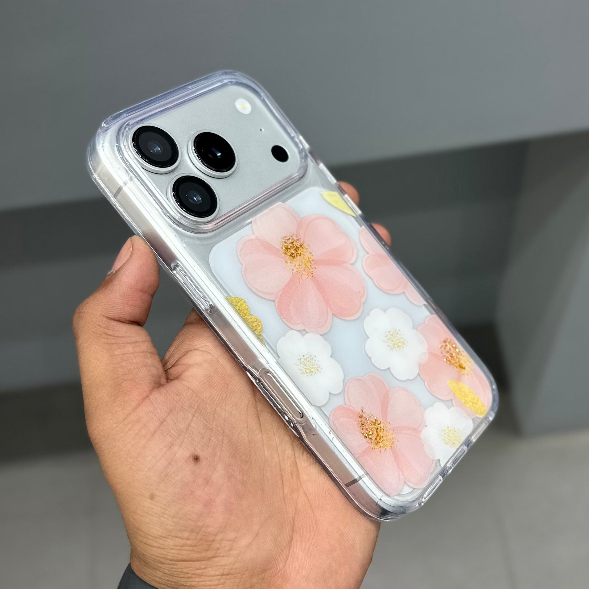 TRANZO BC 02 FLOWER CASE - PINK ( No. 3398 ) Mobile Case by CoverMeUp - Style 2