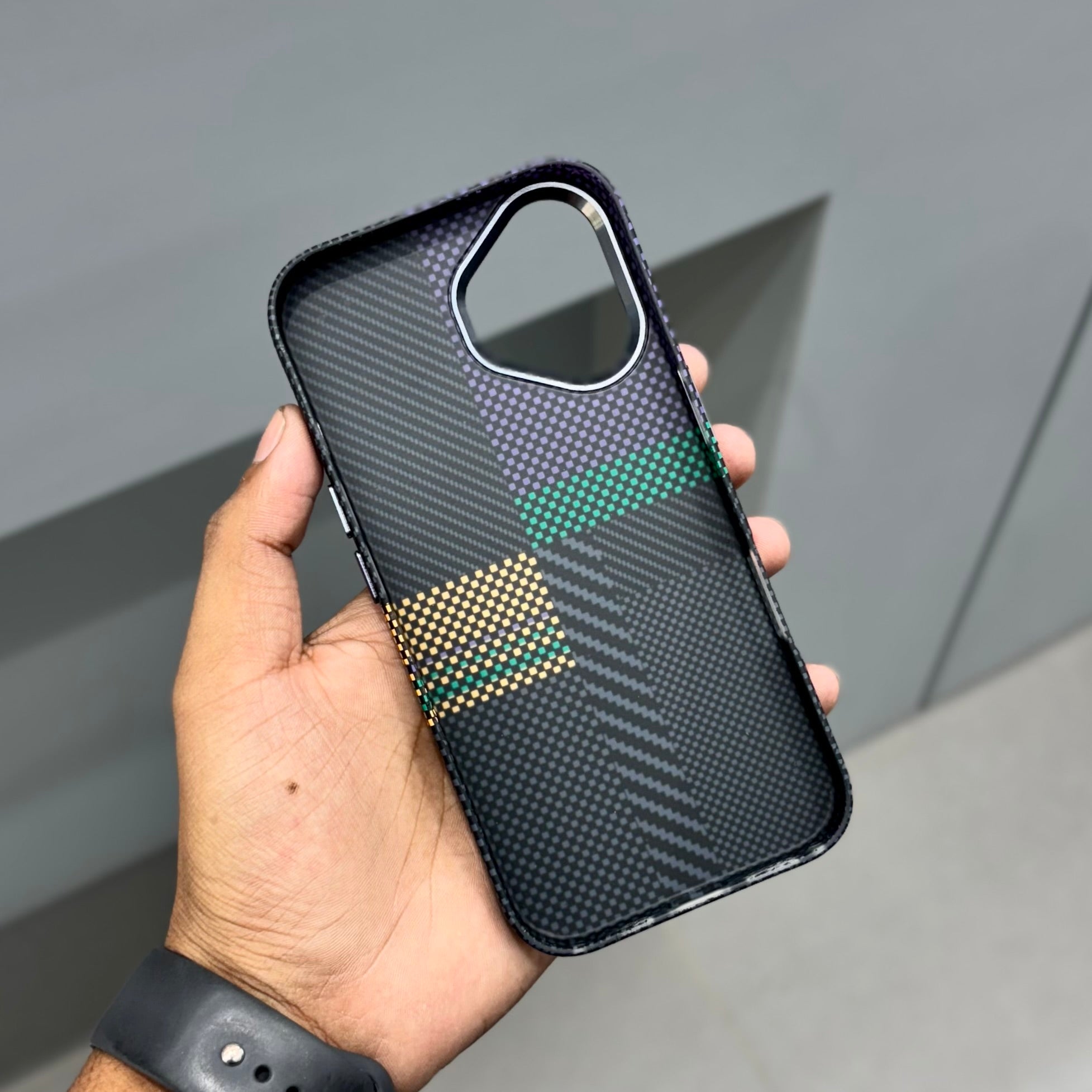 Hydro Carboni Case- Black & Green ( No. 2095 ) Mobile Case by CoverMeUp - Style 4