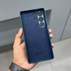 SAM VEGAN LEATHER CASE SAMSUNG - BLUE ( No. 2463 ) Mobile Case by CoverMeUp - Style 3