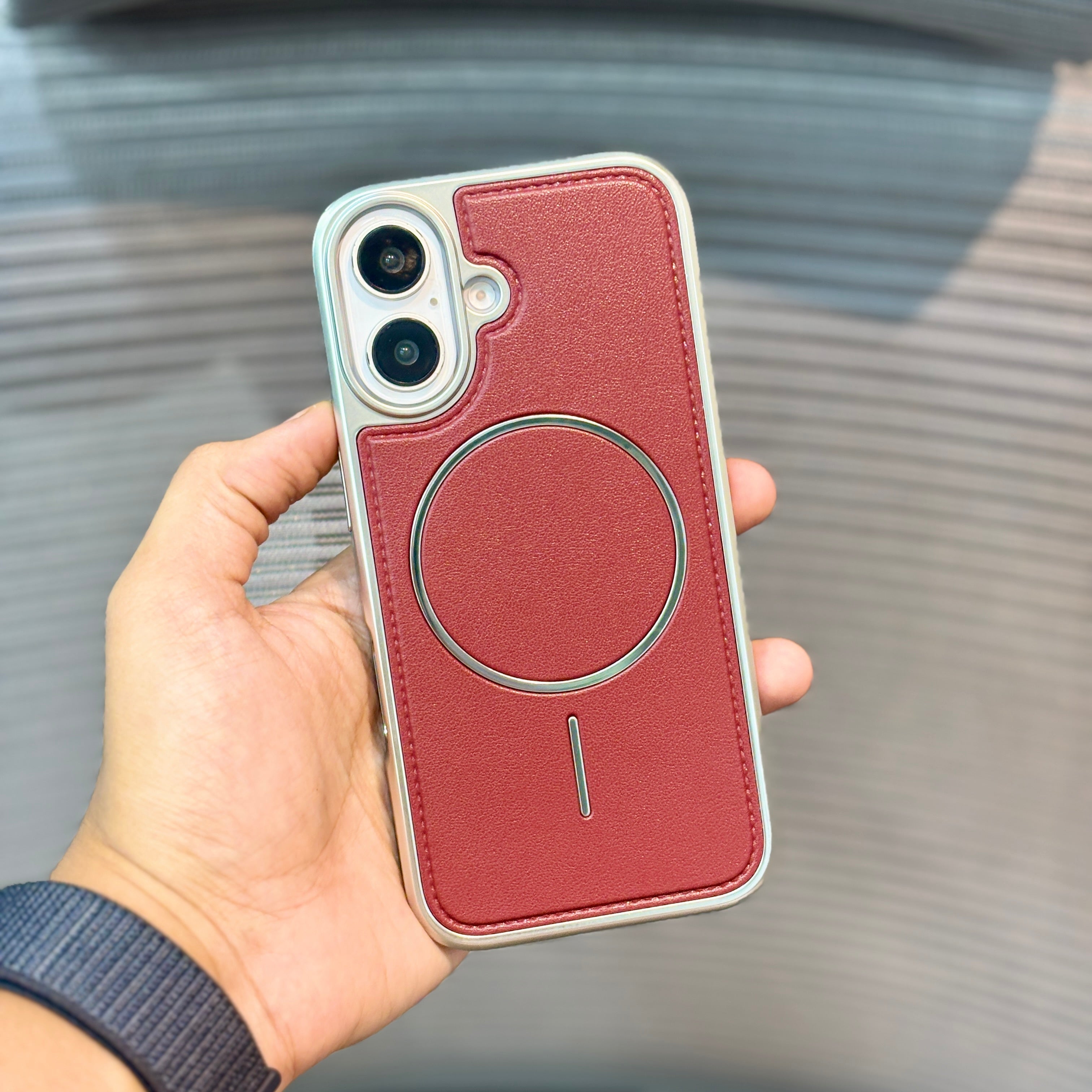 Protective Apple iPhone Back Cover - GrainMag MagSafe iPhone 16 Series Case - Style 7