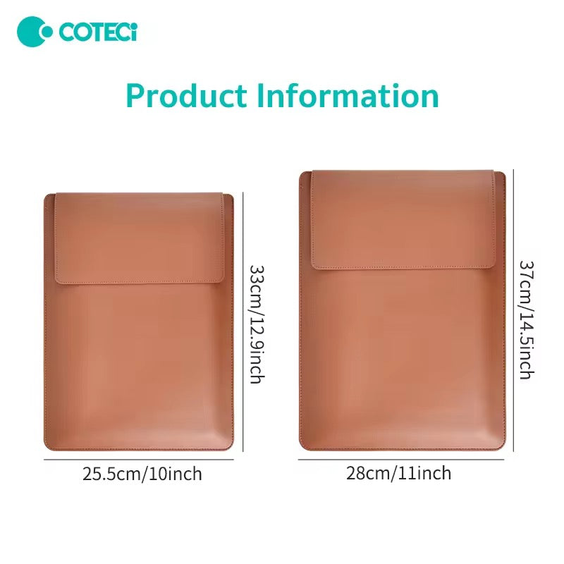 FlexiFold Multifunctional Leather Laptop Liner Bag