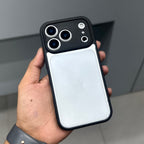 BLACK FRAME CRYSTAL WITH CAMERA GURAD CASE ( No. 2813 ) Mobile Case by CoverMeUp