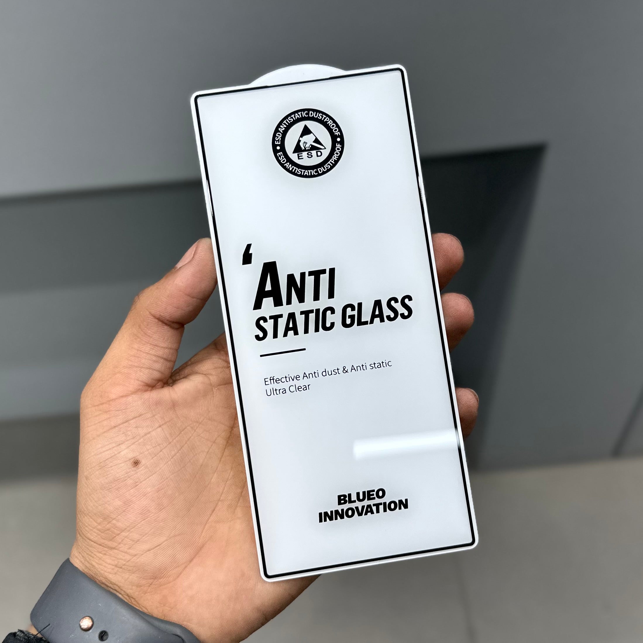 BLUEO ANTISTATIC CLEAR GLASS - ANDROID ( No. 2934 ) Mobile Case by CoverMeUp - Style 2