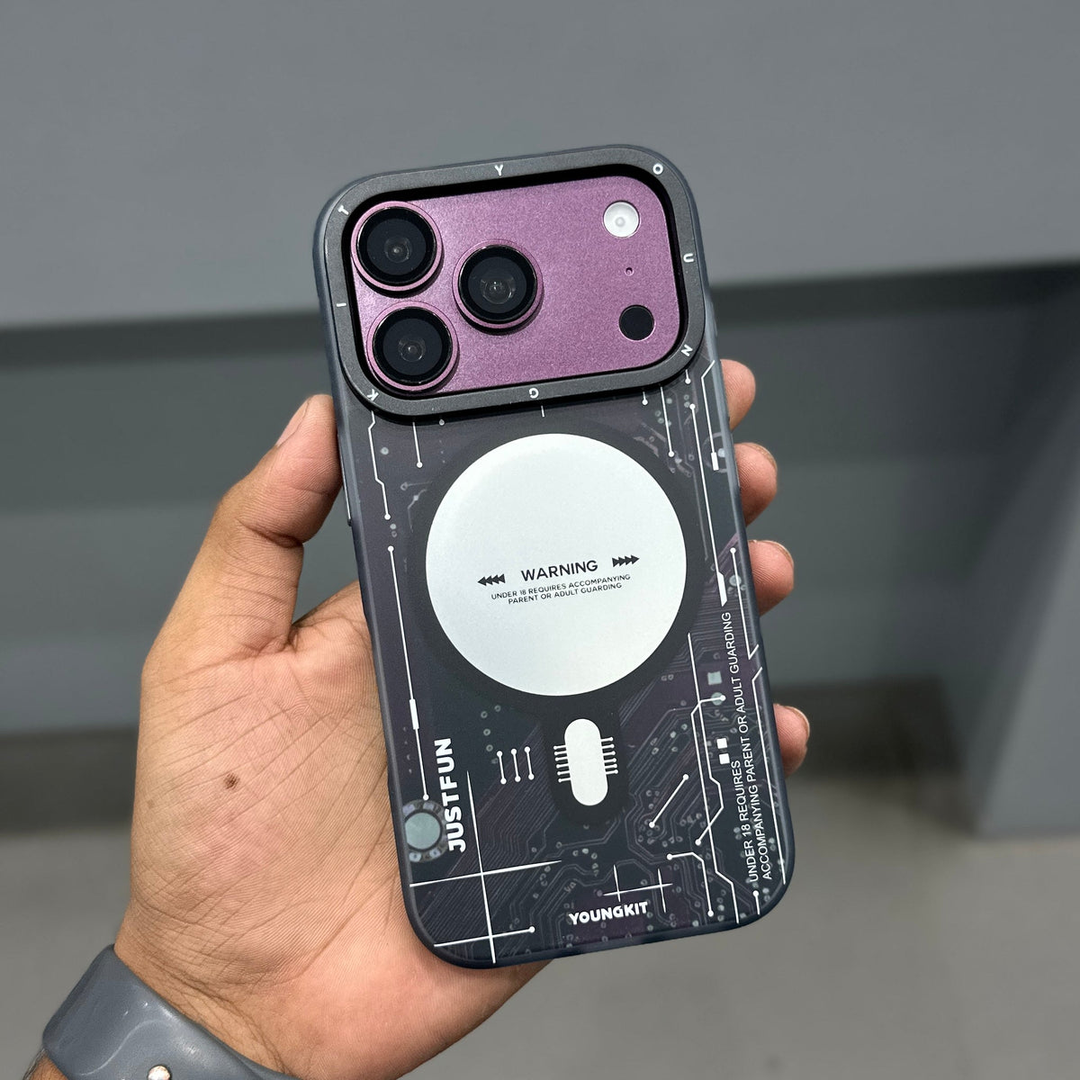 YOUNGKIT CYBER SERIES CASE - BURGUNDY ( No. 4023 )