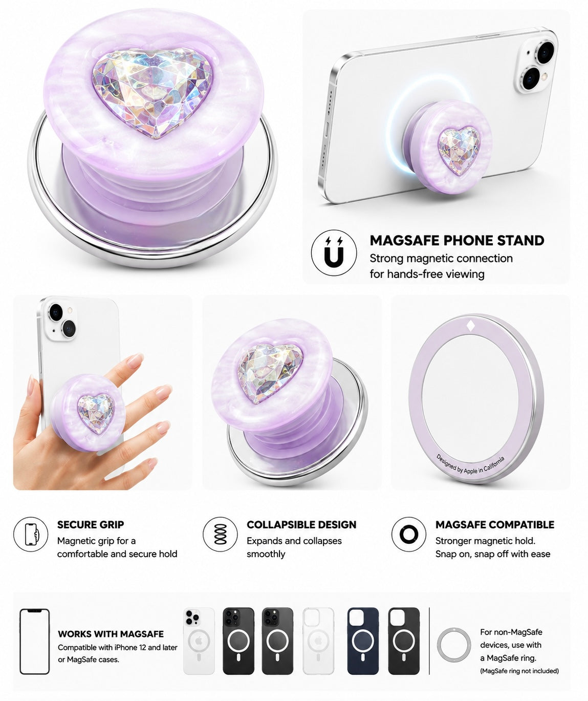 MagSafe Designer Pop Socket (Design 08)