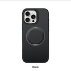 Protective Apple iPhone Back Cover - Carbon Fiber MagSafe with Stand iPhone Case - Style 2