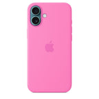 Protective Apple iPhone Back Cover - Logo Silicon Case for iPhone 16 Plus (Peony) - Style 3