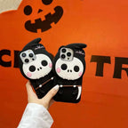 Protective Apple iPhone Back Cover - Cute 3D Ghost Silicon Case for iPhone - Style 6