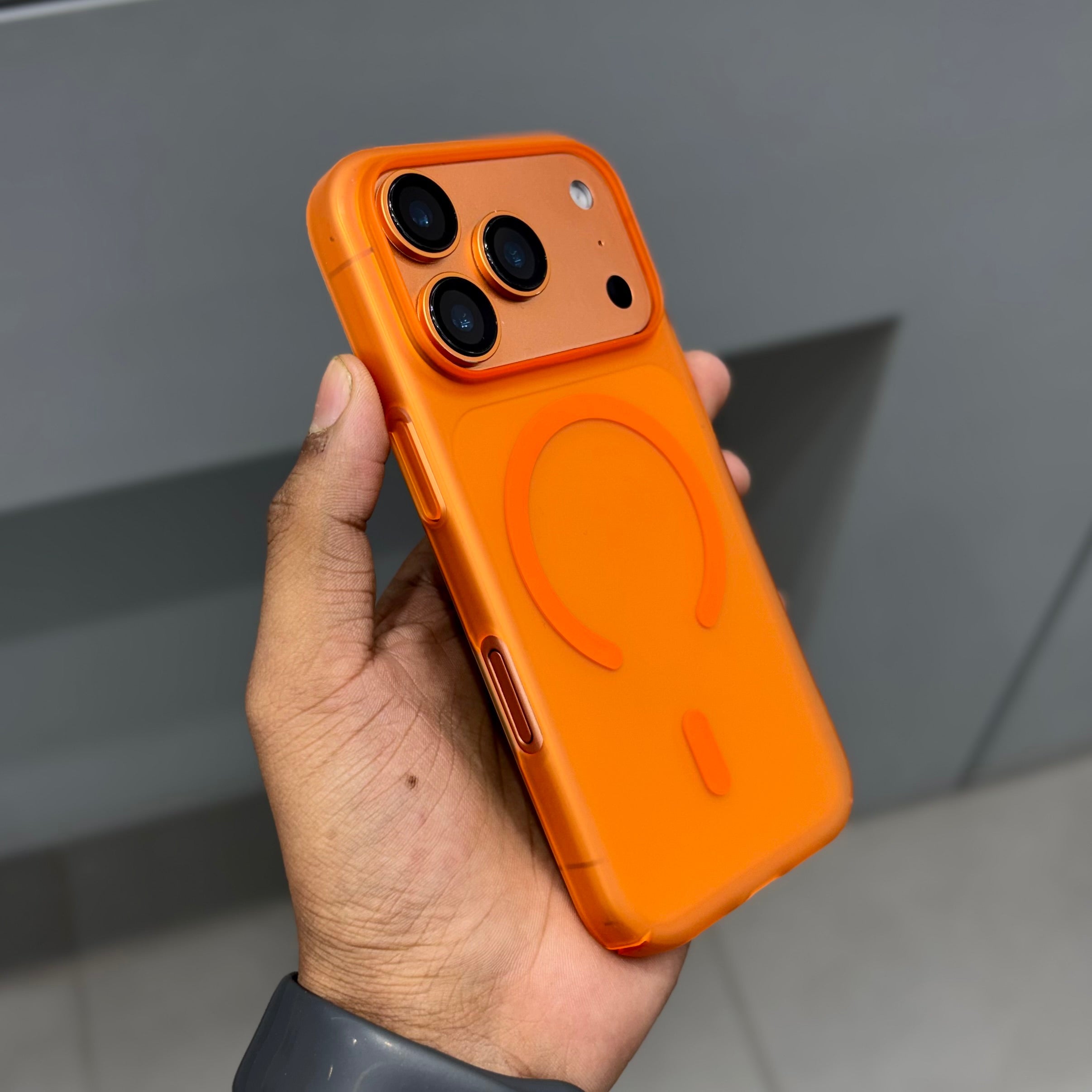 MATTMAG CASE - ORANGE ( No. 2428 ) Mobile Case by CoverMeUp - Style 2