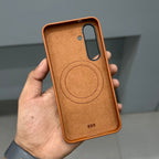 X LEVEL VEGAN CASE SAMSUNG - BROWN ( No. 3140) Mobile Case by CoverMeUp - Style 4