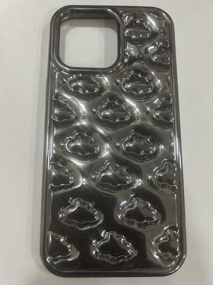 Plated 3d Cloud Design Phone Case