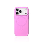 Protective Apple iPhone Back Cover - YOUNGKIT Morandi Silicon Case for iPhone 17 Pro (PINK)