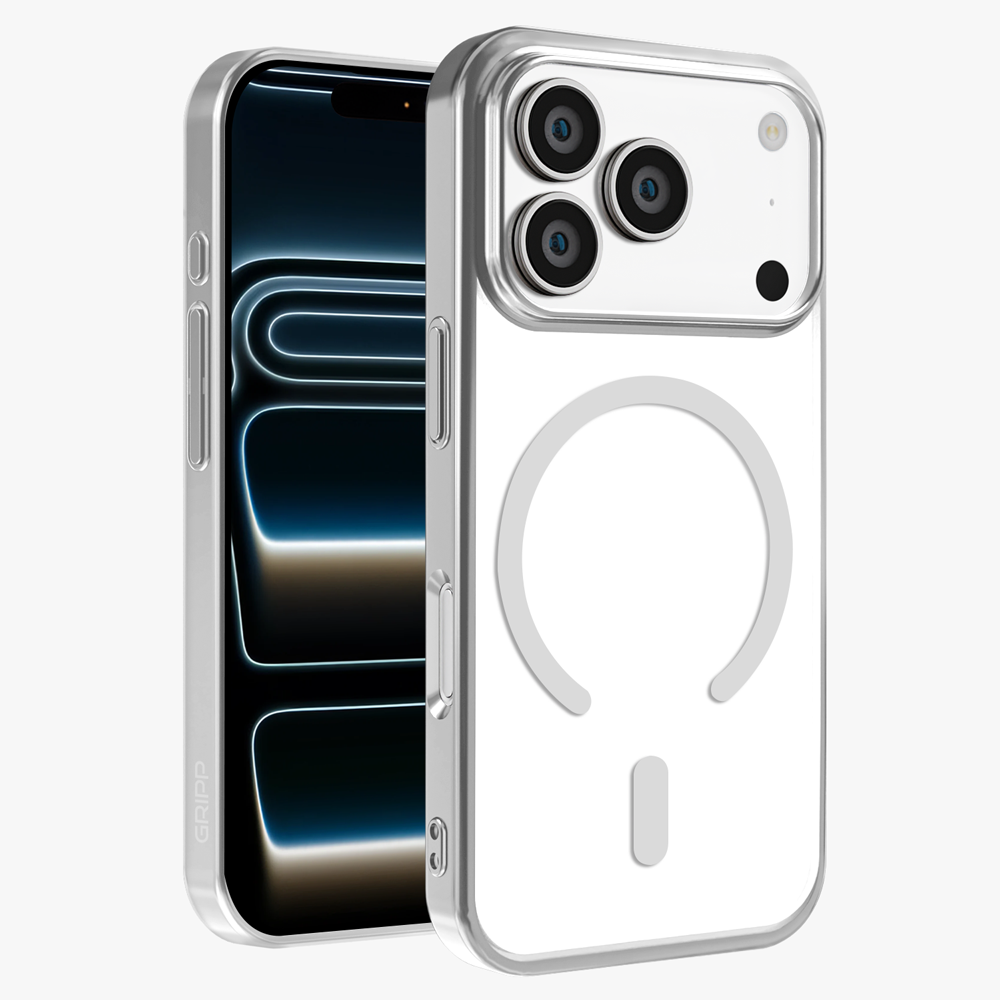 GRIPP Glacier Slim Apple iPhone 17 Pro Max MagSafe Case - Silver