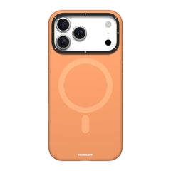 iPhone 17 Pro Max Case | YOUNGKIT Gel Creme Liquid Silicon Camera Stand Series (ORANGE)