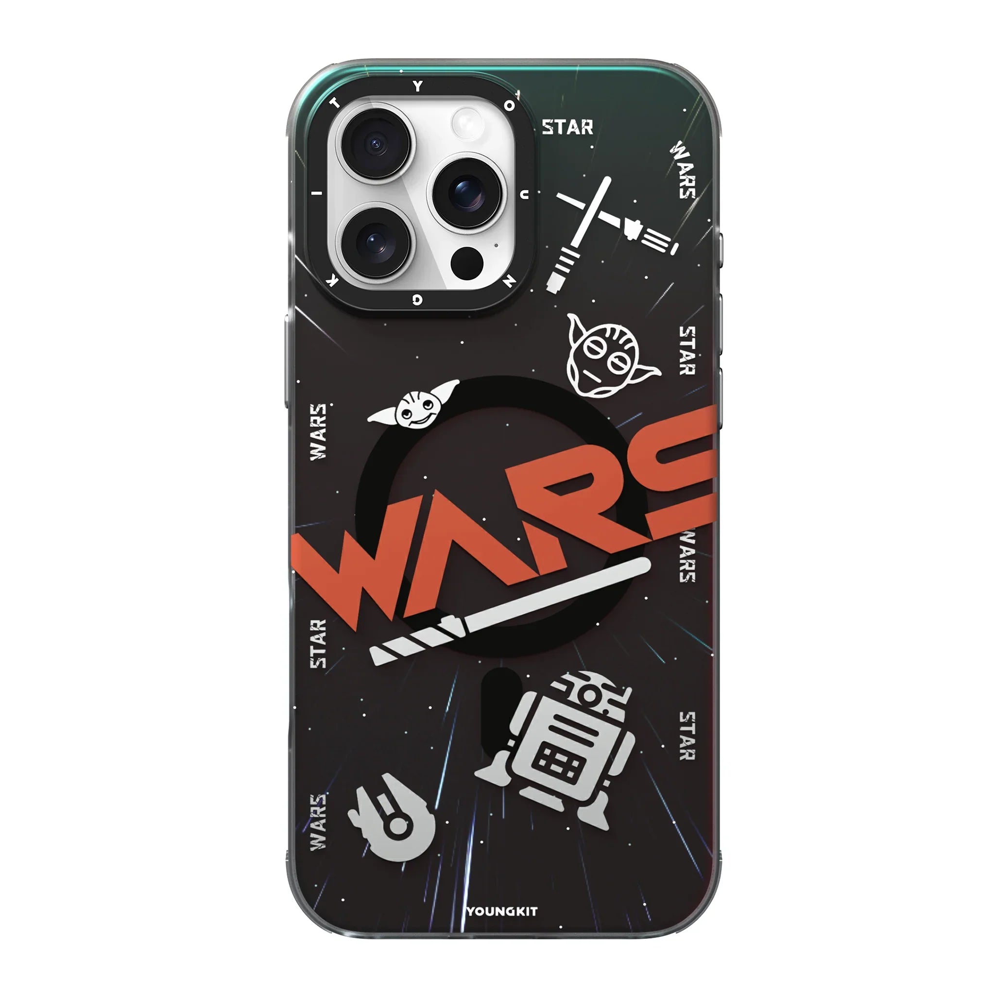 Protective Apple iPhone Back Cover - YOUNGKIT Star Wars Edition Case for iPhone 16 Pro Max