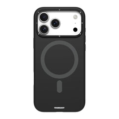 iPhone 17 Pro Max Case | YOUNGKIT Gel Creme Liquid Silicon Camera Stand Series (BLACK)