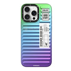Protective Apple iPhone Back Cover - YOUNGKIT Aurora Luggage Series True Colour Case for iPhone 16 Pro (Aurora Galaxy)