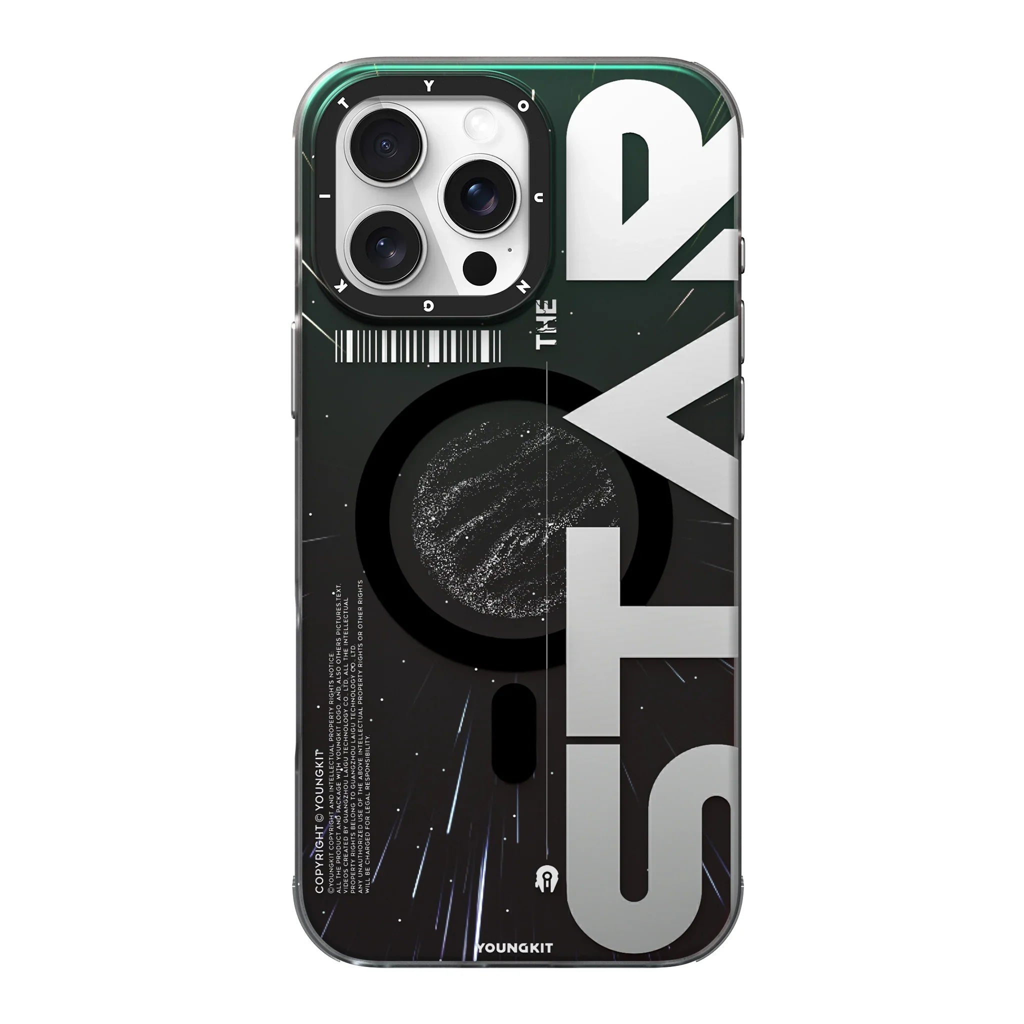 Protective Apple iPhone Back Cover - YOUNGKIT Star Wars Edition Galaxy Design Case for iPhone 16 Pro