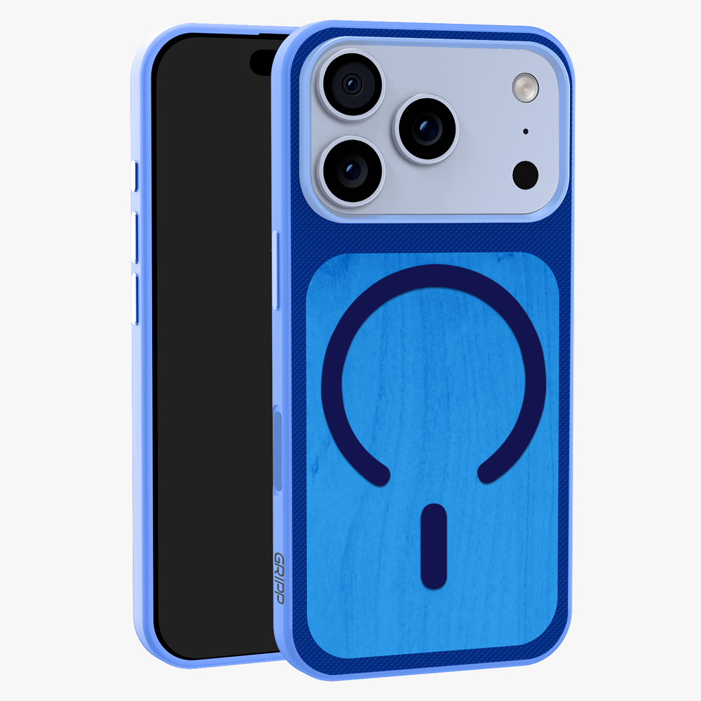 GRIPP Oak Apple MagSafe Case with 8ft Drop Tested - iPhone 18 Pro - Blue