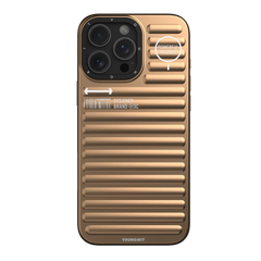 YOUNGKIT Luggage Series True Colour Case for iPhone 16 Pro (Desert Titanium)