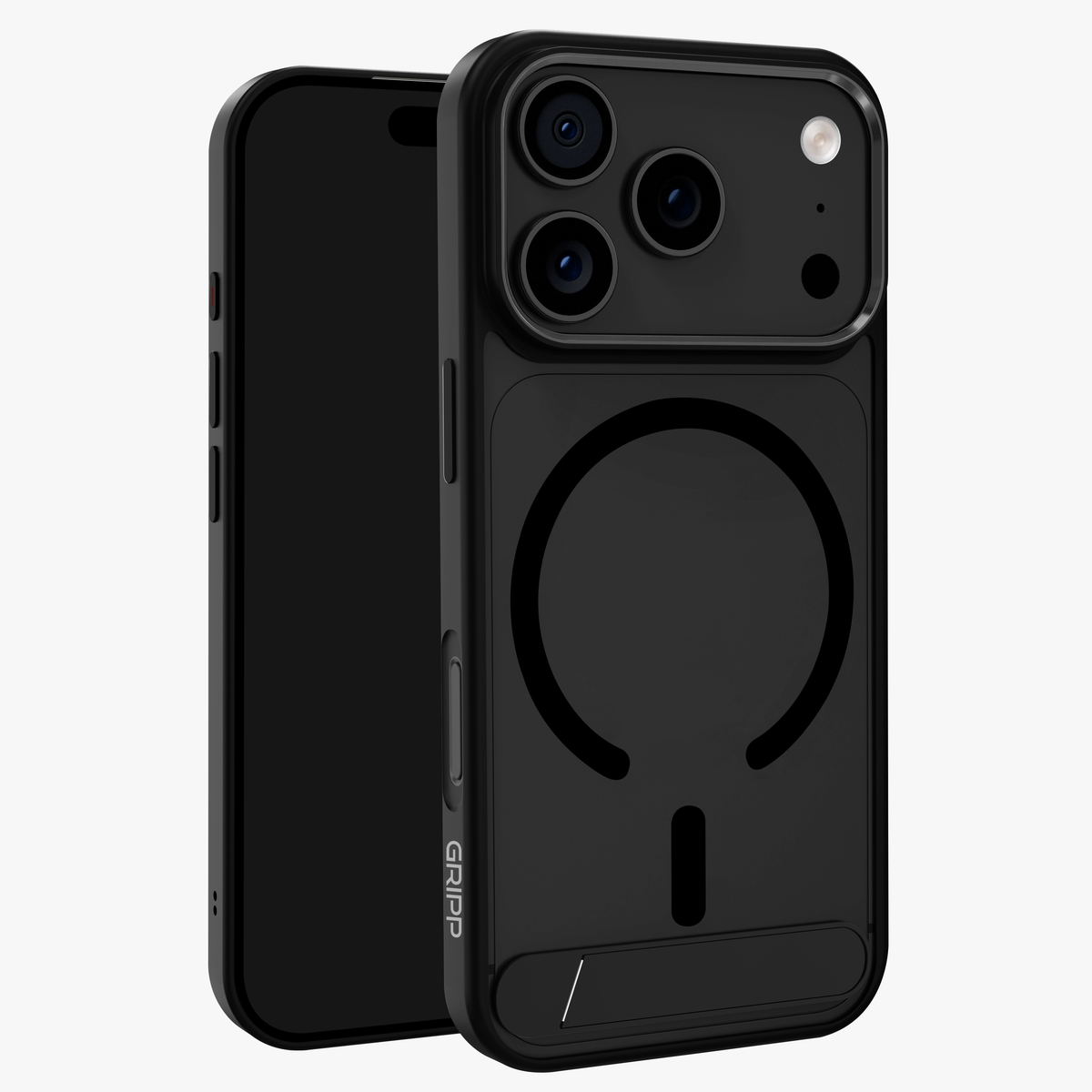 GRIPP Clarion MagStand Apple iPhone 18 Pro MagSafe Case with 8ft Drop Tested - Black