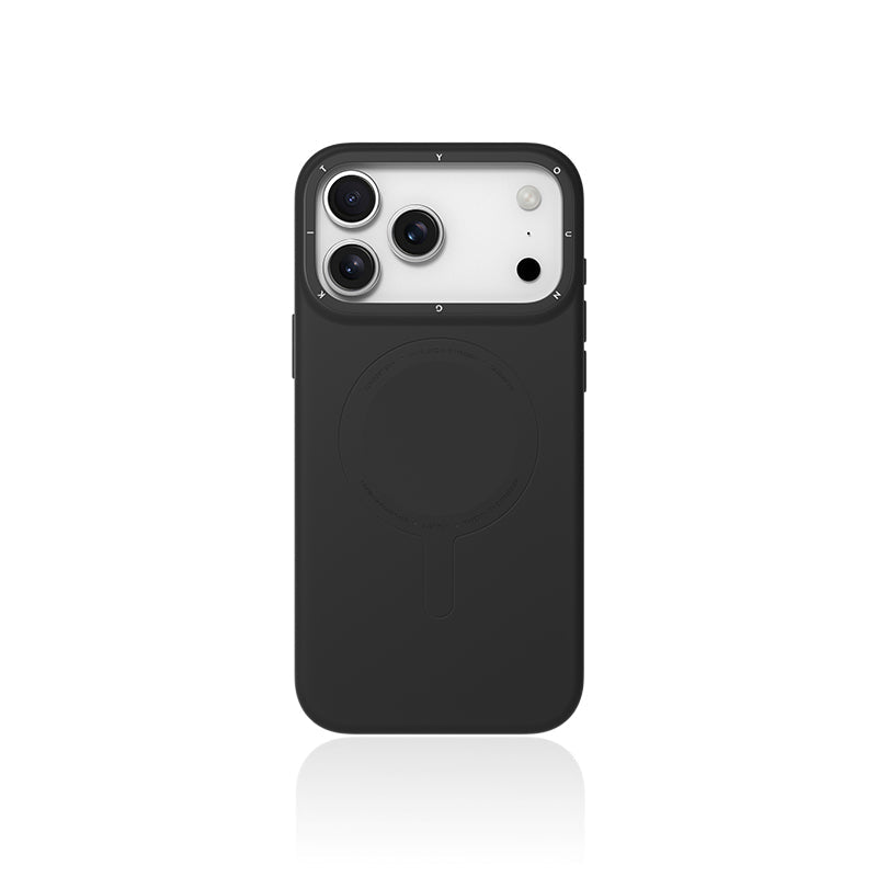 YOUNGKIT Morandi Silicon Case for iPhone 17 Pro Max / 18 Pro Max (BLACK)