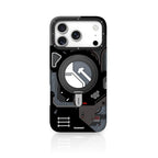 Protective Apple iPhone Back Cover - YOUNGKIT Cyberpunk 360° Rotation Ring Stand Case for iPhone 17 Pro (BLACK)