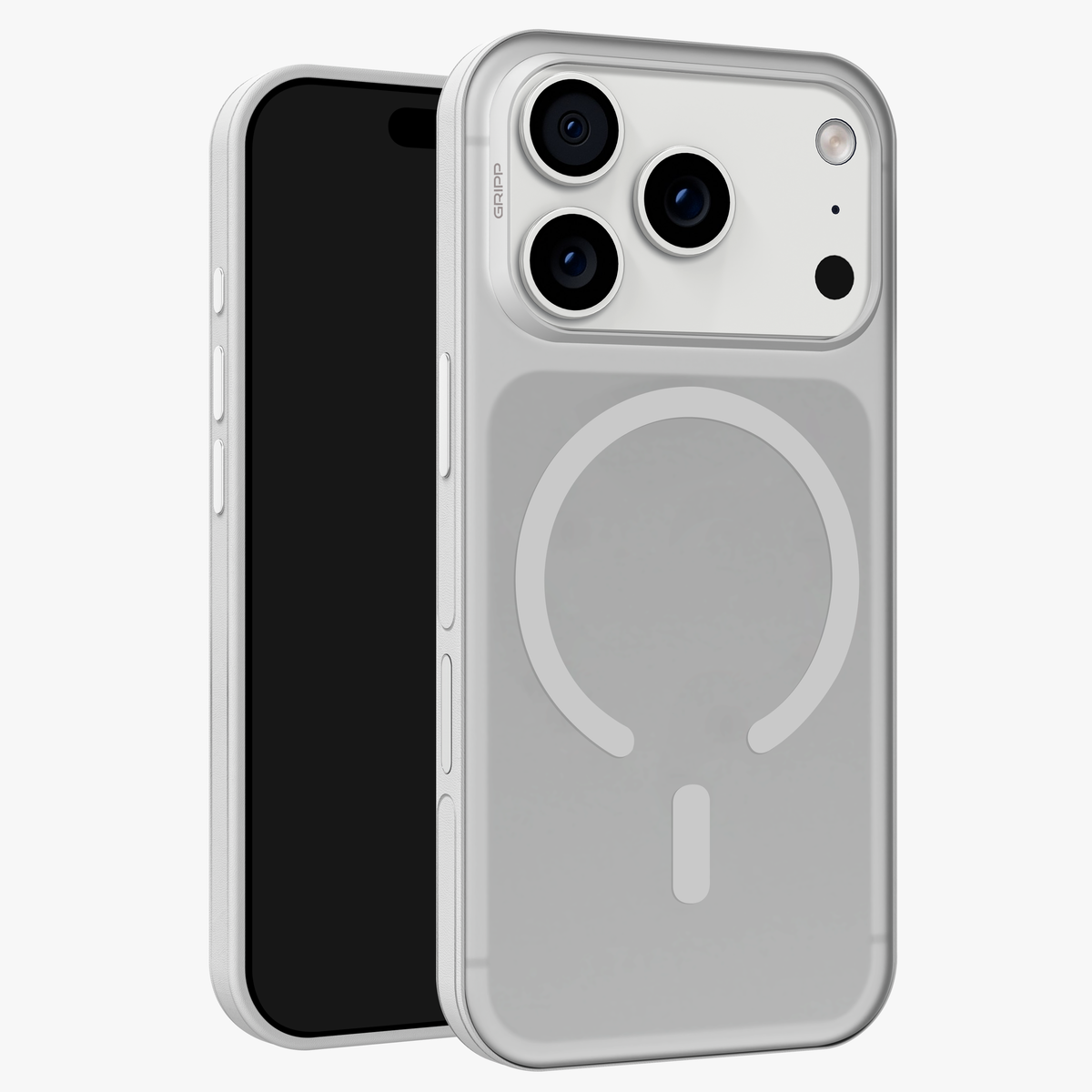 GRIPP Polar Slim Apple MagSafe Case with 10ft Drop Tested - iPhone 18 Pro - White