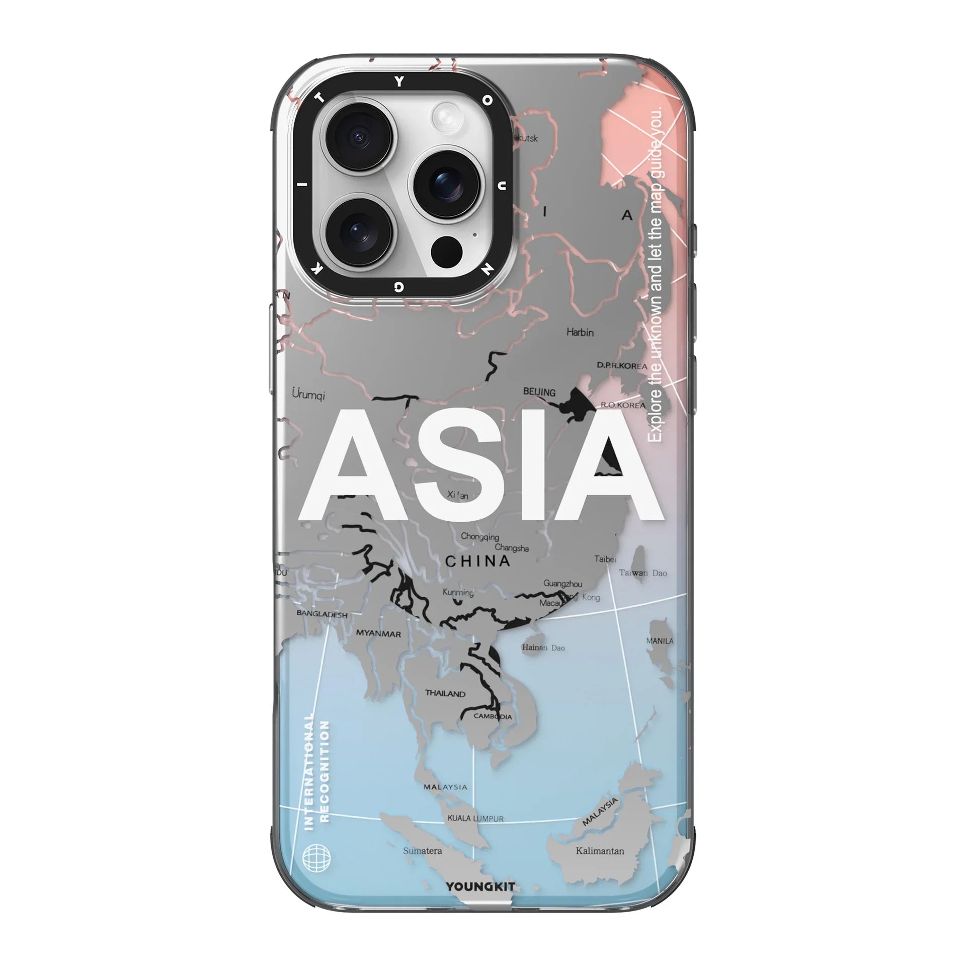 Protective Apple iPhone Back Cover - Youngkit International Series ASIA Designer Matte Finish Case for iPhone 16 Pro Max