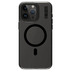 Protective Apple iPhone Back Cover - YOUNGKIT Transparent Crystal Shield - Non Yellowing Case for iPhone 16 Pro Max (Smoke Grey)