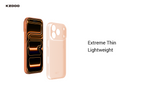 KZDOO Air Skin Ultra Slim Case for iPhone 17 Pro Max (Orange)