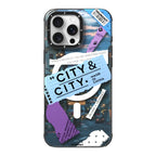 Protective Apple iPhone Back Cover - YOUNGKIT City Series Where Urban Vibes Stick City Sunset Case for iPhone 16 Pro