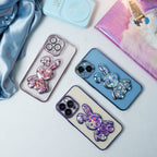 Adorable Rabbit Glitter Transparent Soft Case Mobile Case by CoverMeUp - Style 19